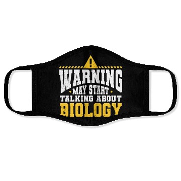 Discover Biology Gift Biologist Face Masks