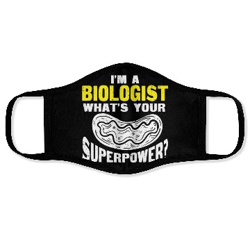 Discover Biology Gift Biologist Face Masks