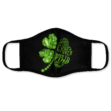 Discover A Bartender Is Like A Four Leaf Clover Patrick'S D Face Masks