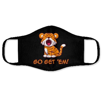 Discover Go Get 'Em Tiger Face Masks