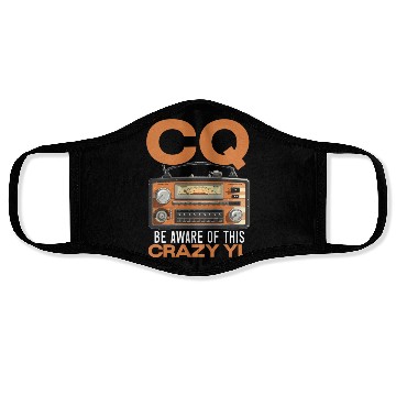 Discover Ham Radio Operator Morse Code Radioactivity Face Masks