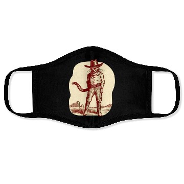 Discover Serenity Cat Cowboy God Grant me Face Masks
