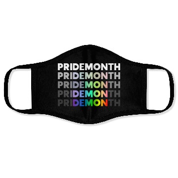 Discover Pride Month Demon LGBT Gay Pride Month Transgender Face Masks