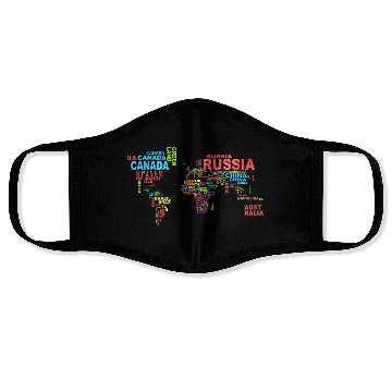 Discover Flag T Flag World International Flag World Map Face Masks
