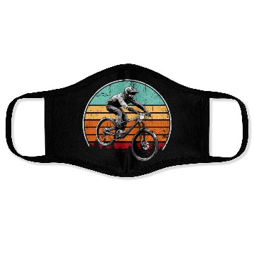 Discover Mountain bike vintage Face Masks