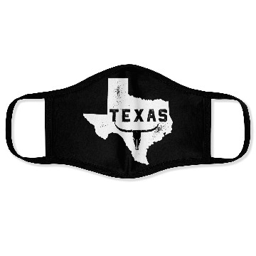 Discover Texas maps Face Masks
