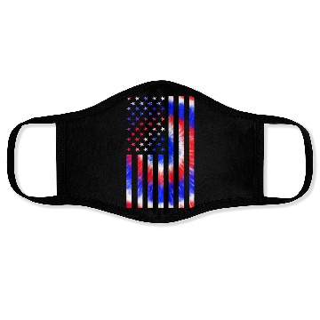 Discover American Flag Cat Lover LGBT Pride Month Feline Face Masks