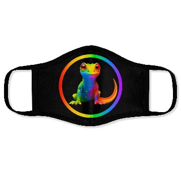 Discover Gay Pride Gecko Face Masks