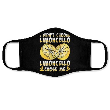 Discover Italian Limoncello Lover Lemon Liquor Drinker Face Masks