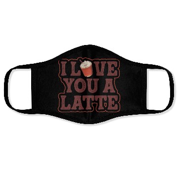 Discover I Love You A Latte Couples Romance Face Masks