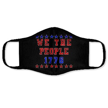 Discover We the people 1776 Independence Day Party USA Face Masks