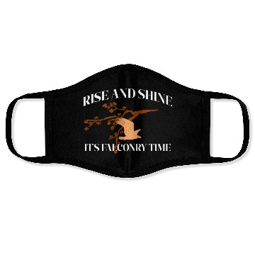 Discover Falconry Bird Falcon Hunting Falconer Face Masks