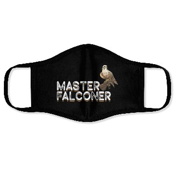 Discover Falconry Bird Falcon Hunting Falconer Face Masks