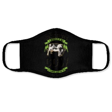 Discover Cow Cattle Breeder Farmer Cows Face Masks