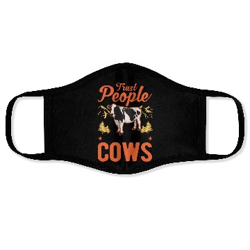 Discover Cow Gift Farmer Cattle Breeder Cows Face Masks