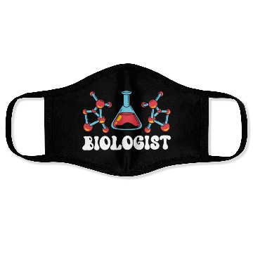 Discover Biologist Biologists Job Biology Lover Face Masks