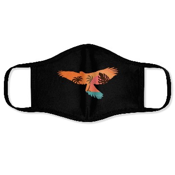 Discover Falconry Bird Falcon Hunting Falconer Face Masks