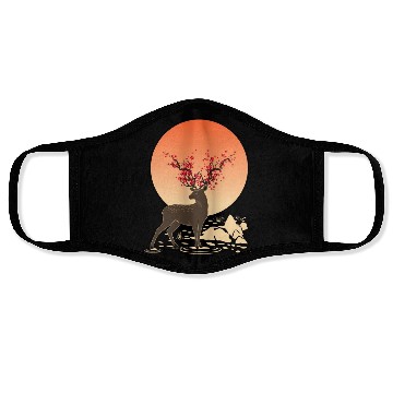 Discover THE SACRED DEER | NATURE HOLY SPIRIT Face Masks