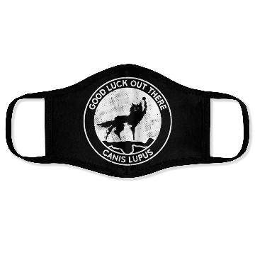 Discover canis lupus mountain Face Masks