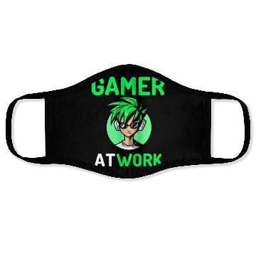 Discover Gamer At Work travel nature Face Masks