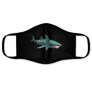 Discover Robot shark Face Masks