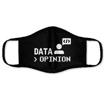 Discover Data > Opinion Coding Code Programmer Coder Face Masks