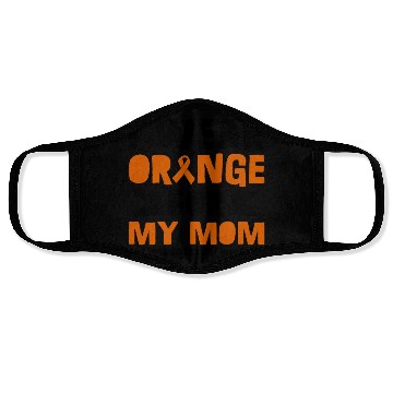 Discover I Wear Orange For My Mom Multiples Sclerosis Face Masks