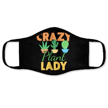 Discover Plants Plant Lady Gardener Face Masks