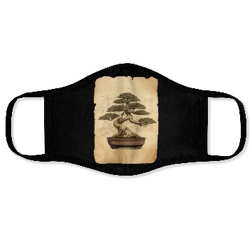 Discover bonsai Japanese Art Face Masks