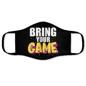 Discover BRING YOUR GAME nostalgia Face Masks