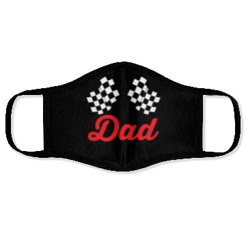 Discover Dad Pit Crew for Racing Party Costume Face Masks