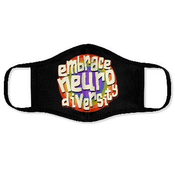 Discover Embrace Neurodiversity Neurodiversity Awareness Face Masks