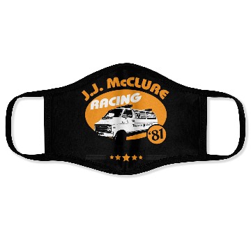 Discover JJ McClure Racing v2 yellow Face Masks
