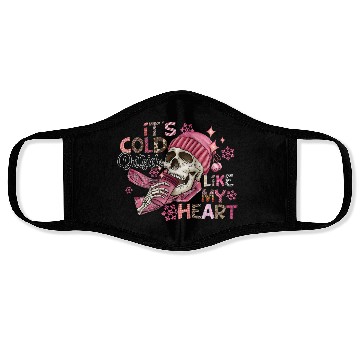 Discover Its Cold Outside Like My Heart Face Masks