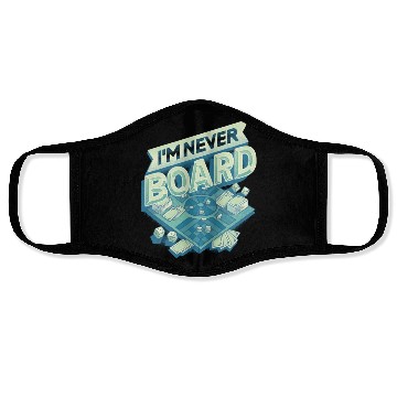 Discover Im Never Board 80s Face Masks