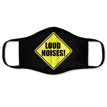Discover Loud Noises yellow Face Masks