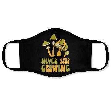 Discover Never Sop Growing stars Face Masks