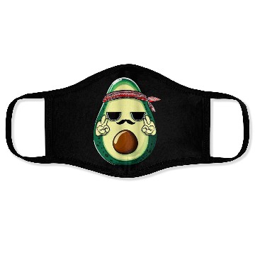 Discover Hippie Avocado with Beard Face Masks