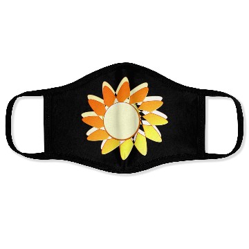 Discover Yellow Flower Face Masks