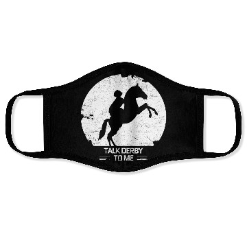 Discover horse racing Face Masks