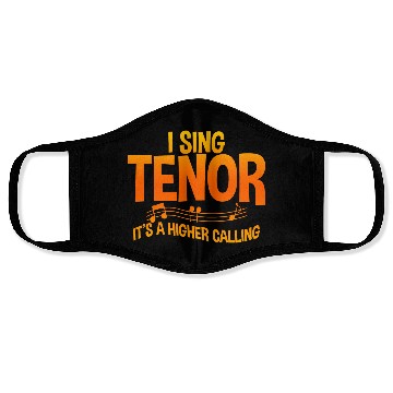 Discover I Sing Tenor, It's A Higher Calling 2 Face Masks