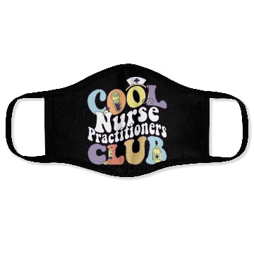 Discover Cool Nurse Practitioners Club RN Registered Nurse Face Masks