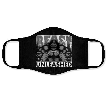 Discover Beast Unleashed design Face Masks