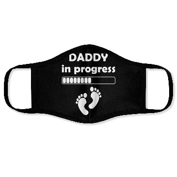 Discover Daddy to be - Daddy In Progress Face Masks