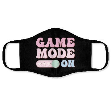 Discover Game Mode On, Happy Game Day Face Masks