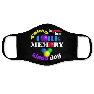 Discover Core Memory Day green Face Masks