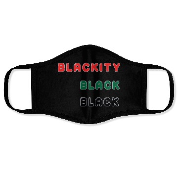 Discover Blackity Black Black Face Masks