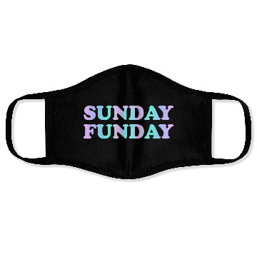 Discover Sunday Funday Face Masks