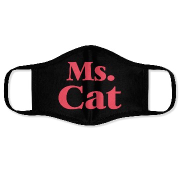 Discover Cat Lover Ms Cat Face Masks