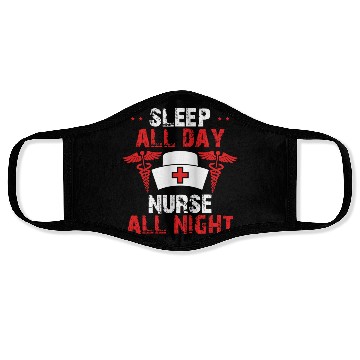 Discover Sleep All Day Nurse All Night Face Masks